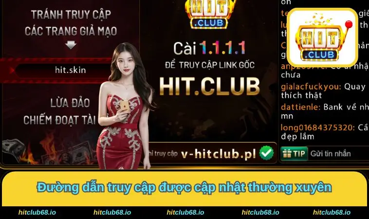 Link vào Hitclub được cập nhật thường xuyên