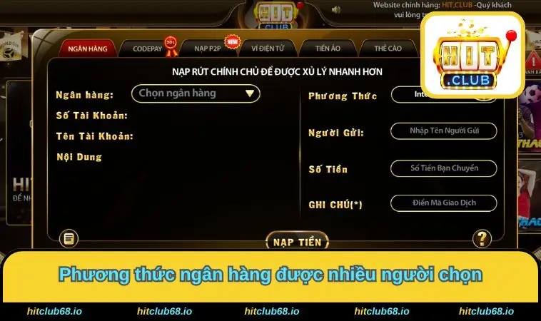 Phương thức ngân hàng được nhiều người chọn